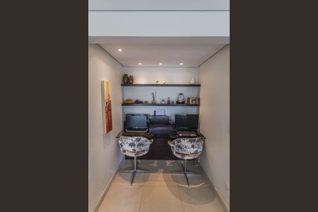 Escritório na Sala de apartamento à venda com 4 quartos, 128m² em Funcionários, Belo Horizonte