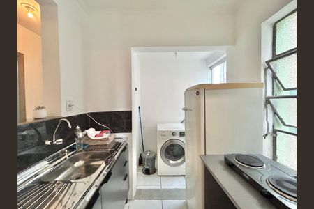 Cozinha de apartamento à venda com 1 quarto, 45m² em Centro, São Leopoldo