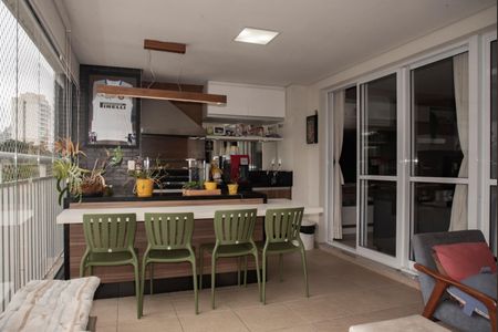 Varanda gourmet de apartamento à venda com 3 quartos, 115m² em Chácara Inglesa, São Paulo