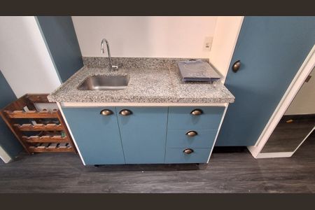 Studio para alugar com 23m², 1 quarto e sem vagaCozinha 