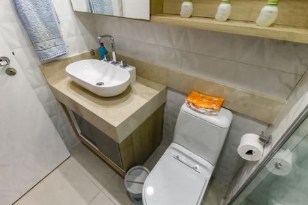 Apartamento para alugar com 129m², 3 quartos e 2 vagasBanheiro da Suíte 1