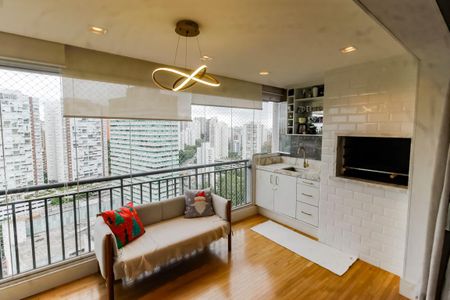 Varanda gourmet de apartamento para alugar com 3 quartos, 129m² em Jardim Caboré, São Paulo