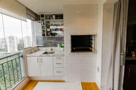 Apartamento para alugar com 129m², 3 quartos e 2 vagasDetalhe - Varanda gourmet
