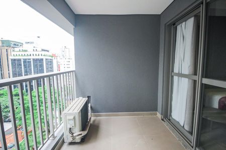 Varanda do Studio de kitnet/studio à venda com 1 quarto, 24m² em Moema, São Paulo
