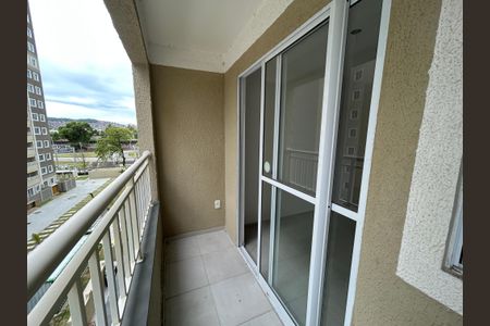 Varanda da sala de apartamento para alugar com 2 quartos, 44m² em Del Castilho, Rio de Janeiro