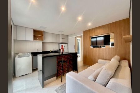 Sala/Cozinha de apartamento para alugar com 1 quarto, 45m² em Botafogo, Campinas