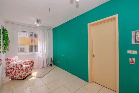 Sala de apartamento à venda com 1 quarto, 44m² em Jardim do Salso, Porto Alegre