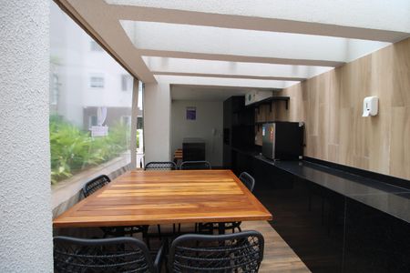 Área comum - Churrasqueira de apartamento à venda com 1 quarto, 34m² em Jardim Marajoara, São Paulo