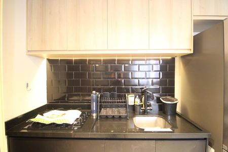 Cozinha de apartamento à venda com 1 quarto, 34m² em Jardim Marajoara, São Paulo