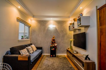 Sala de apartamento à venda com 3 quartos, 100m² em Vila Valparaíso, Santo André