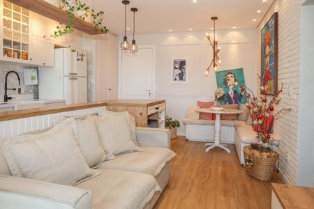 Sala de apartamento à venda com 2 quartos, 51m² em Água Branca, São Paulo