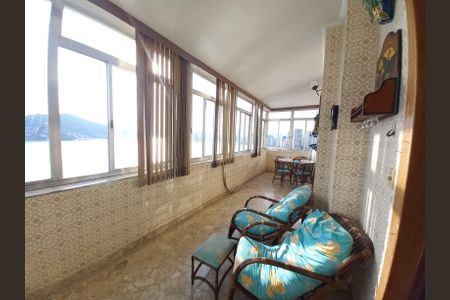 Varanda da Sala de apartamento para alugar com 2 quartos, 142m² em Itararé, São Vicente