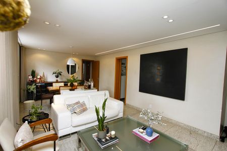 Sala de apartamento à venda com 3 quartos, 105m² em Buritis, Belo Horizonte