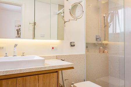 Apartamento para alugar com 117m², 1 quarto e 1 vagaBanheiro da Suíte