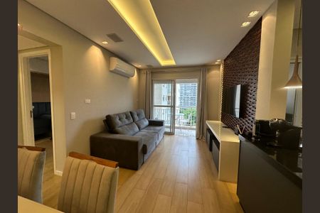 Sala de apartamento para alugar com 1 quarto, 51m² em Empresarial 18 do Forte, Barueri