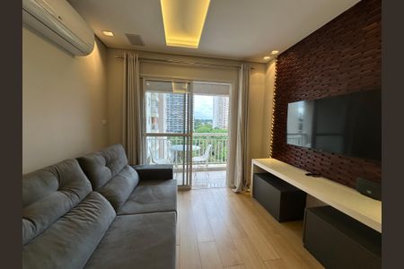 Sala de apartamento para alugar com 1 quarto, 51m² em Empresarial 18 do Forte, Barueri