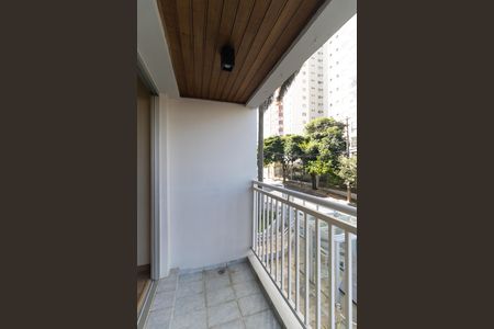 Varanda da Sala de apartamento à venda com 2 quartos, 59m² em Vila Gumercindo, São Paulo