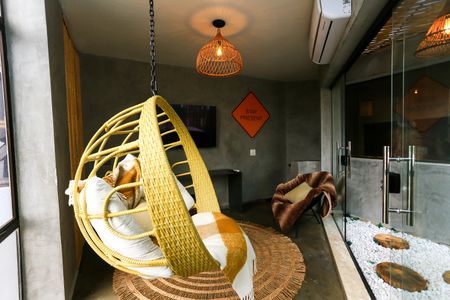 Studio para alugar com 81m², 1 quarto e 1 vagacobertura / sala 