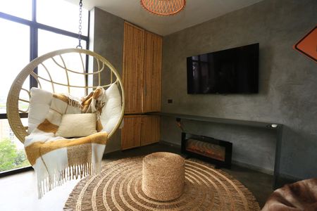 Studio para alugar com 81m², 1 quarto e 1 vagacobertura / sala 