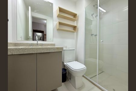 Studio para alugar com 26m², 0 quarto e sem vaga Studio para alugar com 26m², 0 quarto e sem vagaBanheiro