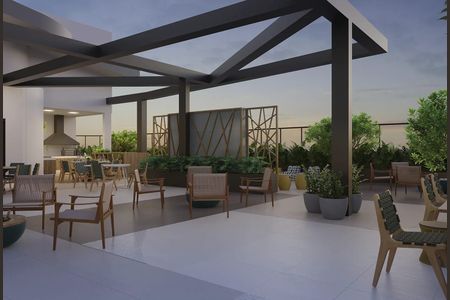 Apartamento para alugar com 77m², 3 quartos e 1 vagaRooftop