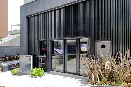 Studio à venda com 25m², 1 quarto e sem vagaFachada - Plaquinha