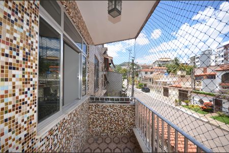 Varanda da Sala  de apartamento para alugar com 2 quartos, 70m² em Vila Valqueire, Rio de Janeiro