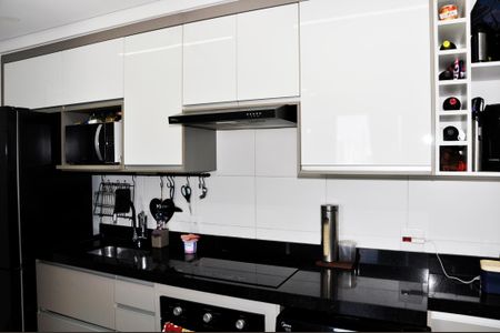 Apartamento para alugar com 34m², 2 quartos e 1 vagaDetalhe - Cozinha Americana