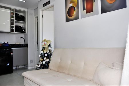 Apartamento para alugar com 34m², 2 quartos e 1 vagaDetalhe - Sala