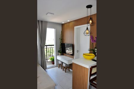 Apartamento para alugar com 34m², 2 quartos e 1 vagaDetalhe - Sala