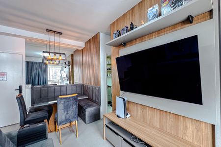 Sala de apartamento à venda com 1 quarto, 40m² em Vila Regente Feijó, São Paulo