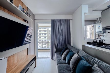 Sala de apartamento à venda com 1 quarto, 40m² em Vila Regente Feijó, São Paulo