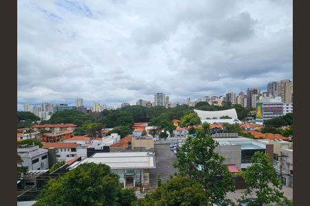 Vista da Sala de apartamento à venda com 4 quartos, 244m² em Água Branca, São Paulo