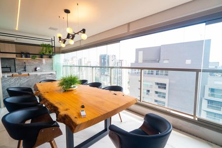 Sacada da Sala de apartamento à venda com 3 quartos, 158m² em Vila Clementino, São Paulo