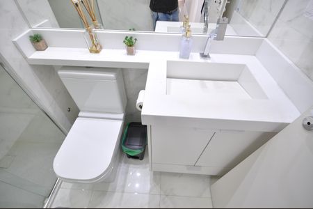 Apartamento à venda com 53m², 2 quartos e 1 vagaBanheiro do Quarto Suíte