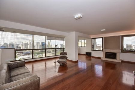 Sala de apartamento à venda com 5 quartos, 296m² em Real Parque, São Paulo
