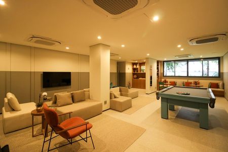 Apartamento para alugar com 65m², 2 quartos e 1 vaga Apartamento para alugar com 65m², 2 quartos e 1 vagaÁrea comum - Salão de Jogos