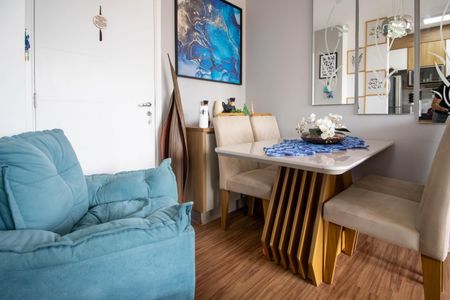 Apartamento à venda com 44m², 2 quartos e 1 vagaDetalhe Sala 