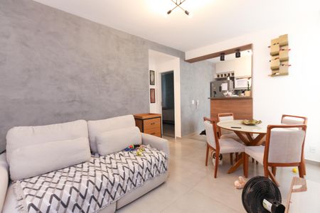 Sala de apartamento à venda com 2 quartos, 47m² em Califórnia, Belo Horizonte