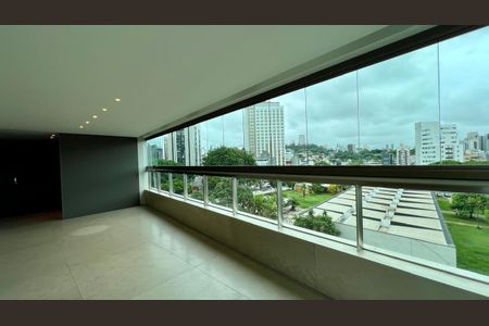 Varanda gourmet de apartamento à venda com 4 quartos, 351m² em Lourdes, Belo Horizonte