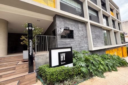 Studio para alugar com 26m², 1 quarto e sem vagafachada do predio