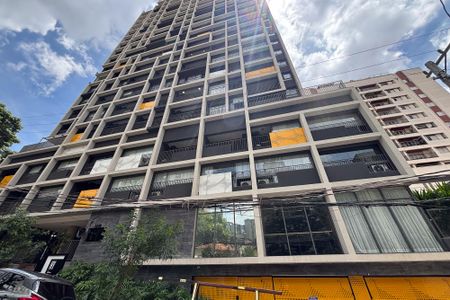 Studio para alugar com 33m², 1 quarto e sem vagafachada do predio