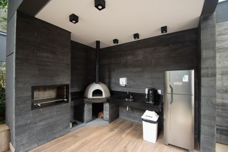 Studio para alugar com 33m², 1 quarto e sem vagachurrasqueira