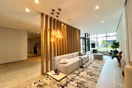 Apartamento para alugar com 108m², 2 quartos e 2 vagasHall social