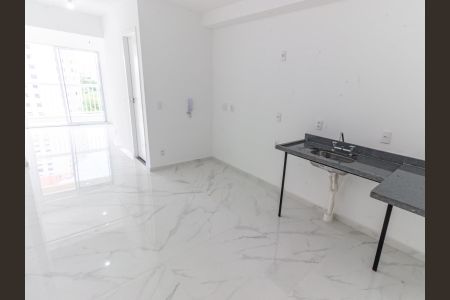 Sala/Cozinha de apartamento para alugar com 1 quarto, 28m² em Brás, São Paulo