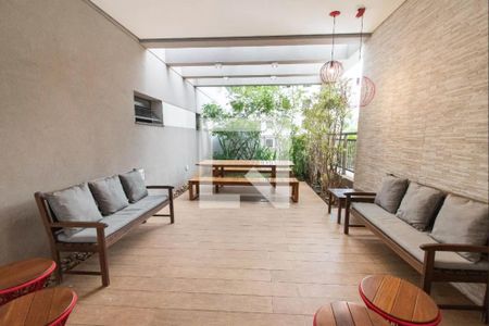 Studio para alugar com 45m², 1 quarto e 1 vagaChurrasqueira