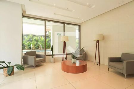 Studio para alugar com 45m², 1 quarto e 1 vagaHall social