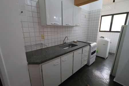 Cozinha de apartamento para alugar com 1 quarto, 49m² em Centro, Ribeirão Preto