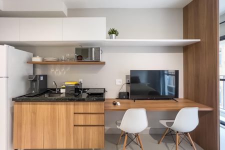Studio para alugar com 24m², 1 quarto e sem vagaCozinha
