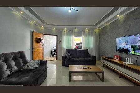 Sala de casa à venda com 4 quartos, 193m² em Parque Oratório, Santo André